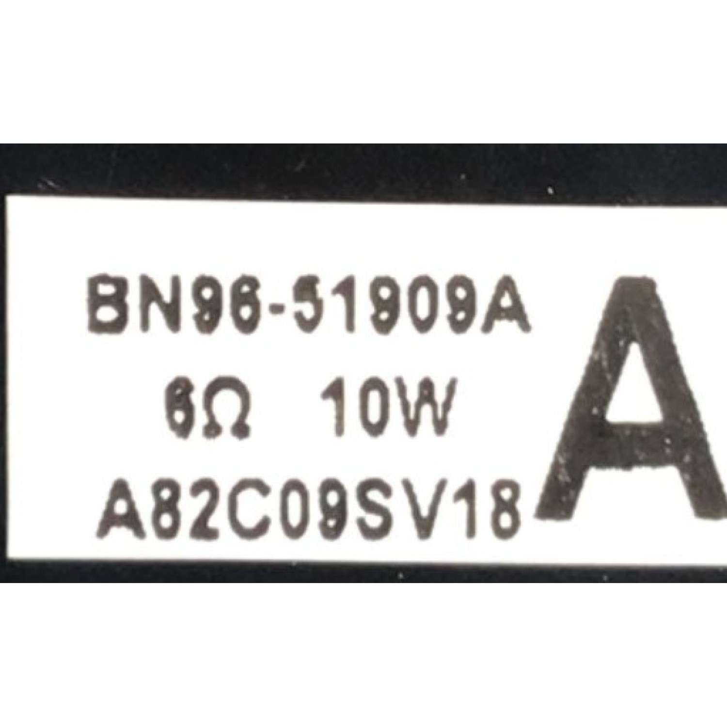 KIT DE BOCINA PARA TV SAMSUNG ( 2 PZ ) NUMERO DE PARTE BN96-51909A / BN63-19292X / BN63-19295X / BN9651919A / 51909A / 86TU9000 / 6Ω 10W / A82C09SV18 / PANEL CY-BT085HGHV3H / MODELO UN85TU700DFXZA DA05 - Imagen 4